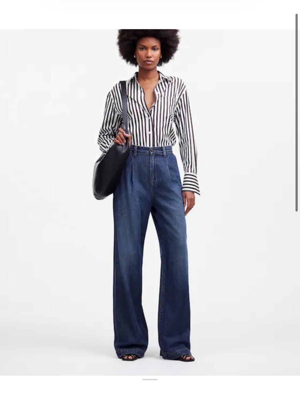 Madewell The Harlow Wide Leg Jean The Airy Denim Edition sz 29